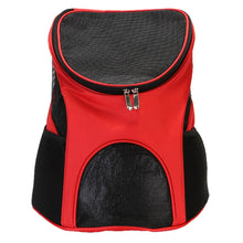 Load image into Gallery viewer, Portable Folding Nylon Breathable Pet Carrier Backpack, Size: 33 x 30 x 24cm, Size: 33 x 30 x 24cm Black, Size: 33 x 30 x 24cm Coffee, Size: 33 x 30 x 24cm Blue, Size: 33 x 30 x 24cm Red