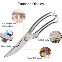 Load image into Gallery viewer, 10 inch Kitchen Poultry Fish Chicken Bone Stainless Steel Cutter Cook Gadget Shear, Blister Package, Blister Package