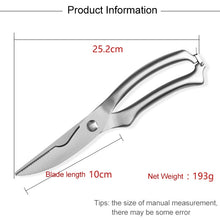 Load image into Gallery viewer, 10 inch Kitchen Poultry Fish Chicken Bone Stainless Steel Cutter Cook Gadget Shear, Blister Package, Blister Package