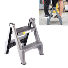 Load image into Gallery viewer, Thick Plastic Double-sided Folding Ladder Car Wash Tool Car Wash Stool, Double-sided Folding Ladder