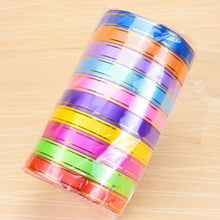 Load image into Gallery viewer, 10 Volumes Plastic Ribbon Gift Bouquet Ribbons Bowknot Flowers Packaging Ribands, Size: 8m x 1.6cm, Random Color Delivery, Size: 1.6cm*8m
