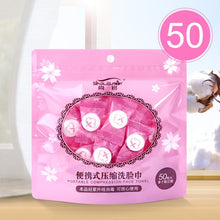 Load image into Gallery viewer, 50 PCS Candy Style Portable Disposable Travel Cotton Towel, Size: 22*20cm, 50 PCS
