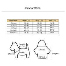 Load image into Gallery viewer, New Autumn and Winter Style Lovely Bone Pattern Pet Dog Reversible Cotton Garment Size:S, Bust: 38-43cm, Neck: 26-31cm, Size:S