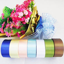 Load image into Gallery viewer, Pure Color DIY Manual Bowknot Gift Bouquet Ribbons Flowers Packaging Ribands, Size: 4.0cm*20m, Size: 4.0cmx20m
