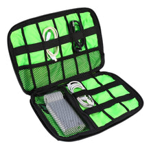 Load image into Gallery viewer, Portable Travel Organizer Storage Collection Bag Case Pouch Digital Gadget Electronic Accessories, Size: 25.7*18.5*1.2cm, HC3103B, HC3103L, HC3103G, HC3103TT
