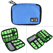 Load image into Gallery viewer, Portable Travel Organizer Storage Collection Bag Case Pouch Digital Gadget Electronic Accessories, Size: 25.7*18.5*1.2cm, HC3103B, HC3103L, HC3103G, HC3103TT