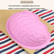 Load image into Gallery viewer, Human Brain Shape Silicone Baking Halloween Cake Mold Pudding Dessert Mold, Brain Shape