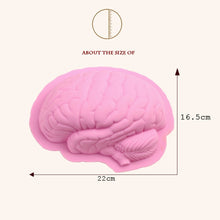 Load image into Gallery viewer, Human Brain Shape Silicone Baking Halloween Cake Mold Pudding Dessert Mold, Brain Shape