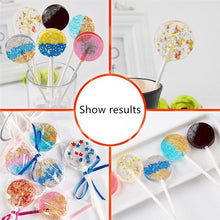 Load image into Gallery viewer, 12-Capacity DIY Silicone Chocolate Molds(Lollipop Shape), Lollipop Shape