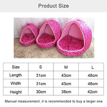 Load image into Gallery viewer, Small Pet Dogs Cats House Creative Yurt Shape Dog House, Size: L, 42*48*48cm, Size: L