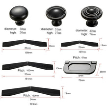 Load image into Gallery viewer, 1052-64 Simple Cabinet Door Handle Drawer Wardrobe Zinc Alloy Handle, 1052-64