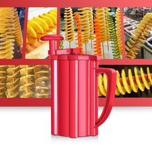 Load image into Gallery viewer, 528-6 Popular Tornado Potato Slicer Manual Twist Spiral Potato Cutter Whirlwind Potatoes Machine Potato Vegetables Tools, Semi-automatic stretching