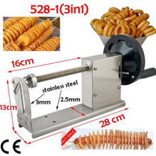 Load image into Gallery viewer, 528-1 Manual Twisted Potato Cutter,Potato Chips Slicer,High Quality French Fry Cutter, Manual stretching