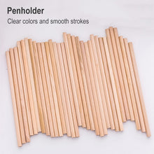 Load image into Gallery viewer, 50 PCS Crude Wood Environmental Protection HB Pencils Painting Pencils for Kids School Office Supplies, HB Pencils