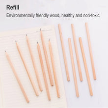 Load image into Gallery viewer, 50 PCS Crude Wood Environmental Protection HB Pencils Painting Pencils for Kids School Office Supplies, HB Pencils
