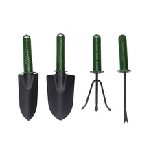 Load image into Gallery viewer, Garden Tools Gardening Shovel Fork Rake Plastic Handle Garden Tools Four Sets Gardening Plant Tools Set, Plant Tool 5