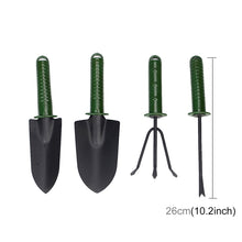 Load image into Gallery viewer, Garden Tools Gardening Shovel Fork Rake Plastic Handle Garden Tools Four Sets Gardening Plant Tools Set, Plant Tool 5