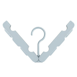 Foldable Clothes Hanger Drying Rack with 4 Hidden Clips for Home / Travel, Random Color Delivery, Foldable Clothes Hanger
