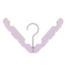 Load image into Gallery viewer, Foldable Clothes Hanger Drying Rack with 4 Hidden Clips for Home / Travel, Random Color Delivery, Foldable Clothes Hanger