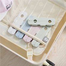 Load image into Gallery viewer, Foldable Clothes Hanger Drying Rack with 4 Hidden Clips for Home / Travel, Random Color Delivery, Foldable Clothes Hanger