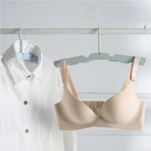Load image into Gallery viewer, Foldable Clothes Hanger Drying Rack with 4 Hidden Clips for Home / Travel, Random Color Delivery, Foldable Clothes Hanger