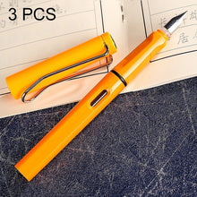 Load image into Gallery viewer, 3 PCS School Office Extra Fine Titanium Alloy Nib Transparent Piston Fountain Pen(Black), Random Delivery(0.5mm/0.38mm Nib), HC3328B, HC3328E, HC3328F, HC3328G, HC3328L, HC3328LG, HC3328P, HC3328R, HC3328TE, HC3328TG, HC3328TH, HC3328TL, HC3328TT      ...