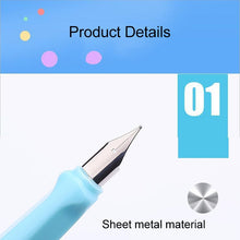 Load image into Gallery viewer, 3 PCS School Office Extra Fine Titanium Alloy Nib Transparent Piston Fountain Pen(Black), Random Delivery(0.5mm/0.38mm Nib), HC3328B, HC3328E, HC3328F, HC3328G, HC3328L, HC3328LG, HC3328P, HC3328R, HC3328TE, HC3328TG, HC3328TH, HC3328TL, HC3328TT      ...