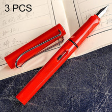 Load image into Gallery viewer, 3 PCS School Office Extra Fine Titanium Alloy Nib Transparent Piston Fountain Pen(Black), Random Delivery(0.5mm/0.38mm Nib), HC3328B, HC3328E, HC3328F, HC3328G, HC3328L, HC3328LG, HC3328P, HC3328R, HC3328TE, HC3328TG, HC3328TH, HC3328TL, HC3328TT      ...