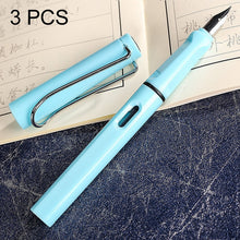 Load image into Gallery viewer, 3 PCS School Office Extra Fine Titanium Alloy Nib Transparent Piston Fountain Pen(Black), Random Delivery(0.5mm/0.38mm Nib), HC3328B, HC3328E, HC3328F, HC3328G, HC3328L, HC3328LG, HC3328P, HC3328R, HC3328TE, HC3328TG, HC3328TH, HC3328TL, HC3328TT      ...