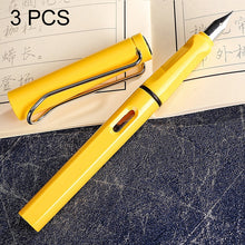 Load image into Gallery viewer, 3 PCS School Office Extra Fine Titanium Alloy Nib Transparent Piston Fountain Pen(Black), Random Delivery(0.5mm/0.38mm Nib), HC3328B, HC3328E, HC3328F, HC3328G, HC3328L, HC3328LG, HC3328P, HC3328R, HC3328TE, HC3328TG, HC3328TH, HC3328TL, HC3328TT      ...