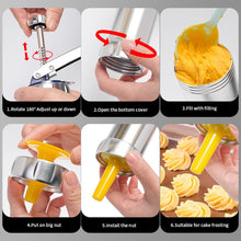 Load image into Gallery viewer, Multifunctional  Household Cookie Biscuit Machine Tool Mold Decorating Mounted DIY Baking with 20 Moulds &amp; 4 Nozzles, Multi-function silver, Multi-function Green