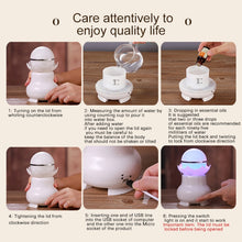 Load image into Gallery viewer, 4W USB Charging Night Luminescent Pearl Ultrasonic Aromatherapy Humidifier with LED Colorful Light for Home / Office, Water Tank Capacity: 95ml, DC 5V