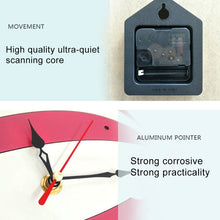 Load image into Gallery viewer, 11*10 inch Children Bedroom Room Decor Battery Operated Shaped Mute Non Ticking Round Wall Quartz Clock, Owl, Balloon