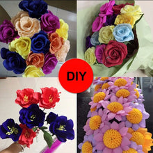 Load image into Gallery viewer, 10 PCS Flowers Packaging Paper DIY Handmade Paper, Random Color Delivery, DIY Handmade Paper