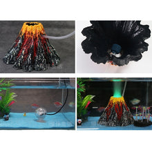 Load image into Gallery viewer, Artificial Tree Plant Grass Fish Tank Decoration Volcano Rock Landscape, Creative Rockery Resin Ornaments Aquarium Air Pump, Size: S, 8.5*5.5*2.0 cm, Size: S, 8.5*5.5*2.0 cm