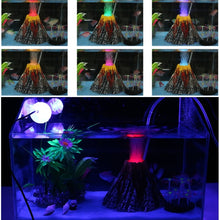 Load image into Gallery viewer, Artificial Tree Plant Grass Fish Tank Decoration Volcano Rock Landscape, Creative Rockery Resin Ornaments Aquarium Air Pump, Size: S, 8.5*5.5*2.0 cm, Size: S, 8.5*5.5*2.0 cm