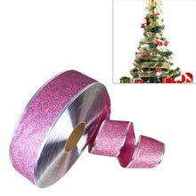 Load image into Gallery viewer, 2m Christmas Party Decoration Glitter Powder Christmas Tree Decoration Ribbon