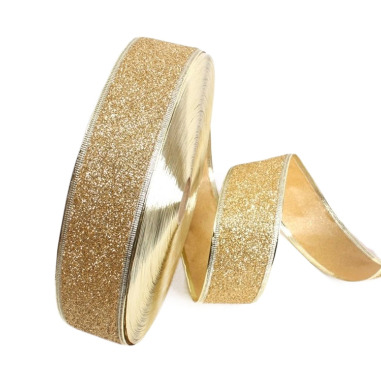 2m Christmas Party Decoration Glitter Powder Christmas Tree Decoration Ribbon