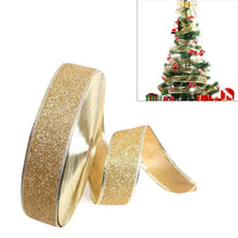 Load image into Gallery viewer, 2m Christmas Party Decoration Glitter Powder Christmas Tree Decoration Ribbon