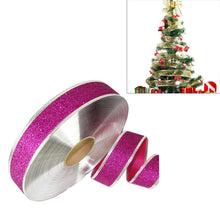 Load image into Gallery viewer, 2m Christmas Party Decoration Glitter Powder Christmas Tree Decoration Ribbon