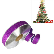 Load image into Gallery viewer, 2m Christmas Party Decoration Glitter Powder Christmas Tree Decoration Ribbon