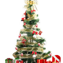 Load image into Gallery viewer, 2m Christmas Party Decoration Glitter Powder Christmas Tree Decoration Ribbon