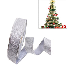 Load image into Gallery viewer, 2m Christmas Party Decoration Glitter Powder Christmas Tree Decoration Ribbon
