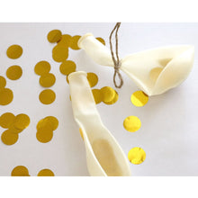 Load image into Gallery viewer, 5 PCS 12 inch Transparent Gold Sequins Confetti Balloons, Holiday Party Wedding Decoration Confetti Balloons, Random Style Delivery, 12 inch Sequins Confetti Balloons