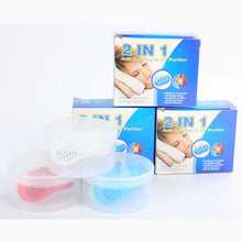 Load image into Gallery viewer, 2 in 1 ABS Silicone Anti Snoring Air Purifier