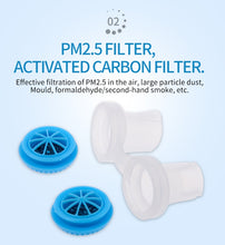 Load image into Gallery viewer, 2 PCS 2 in 1 ABS Silicone Anti Snoring Air Purifier