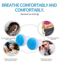 Load image into Gallery viewer, 2 PCS 2 in 1 ABS Silicone Anti Snoring Air Purifier