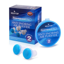Load image into Gallery viewer, 2 PCS 2 in 1 ABS Silicone Anti Snoring Air Purifier