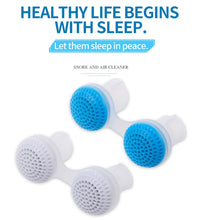 Load image into Gallery viewer, 2 PCS 2 in 1 ABS Silicone Anti Snoring Air Purifier