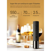 Load image into Gallery viewer, Original Xiaomi Youpin Huohou Automatic Wine Bottle Kit Electric Corkscrew With Foil Cutter, Corkscrew